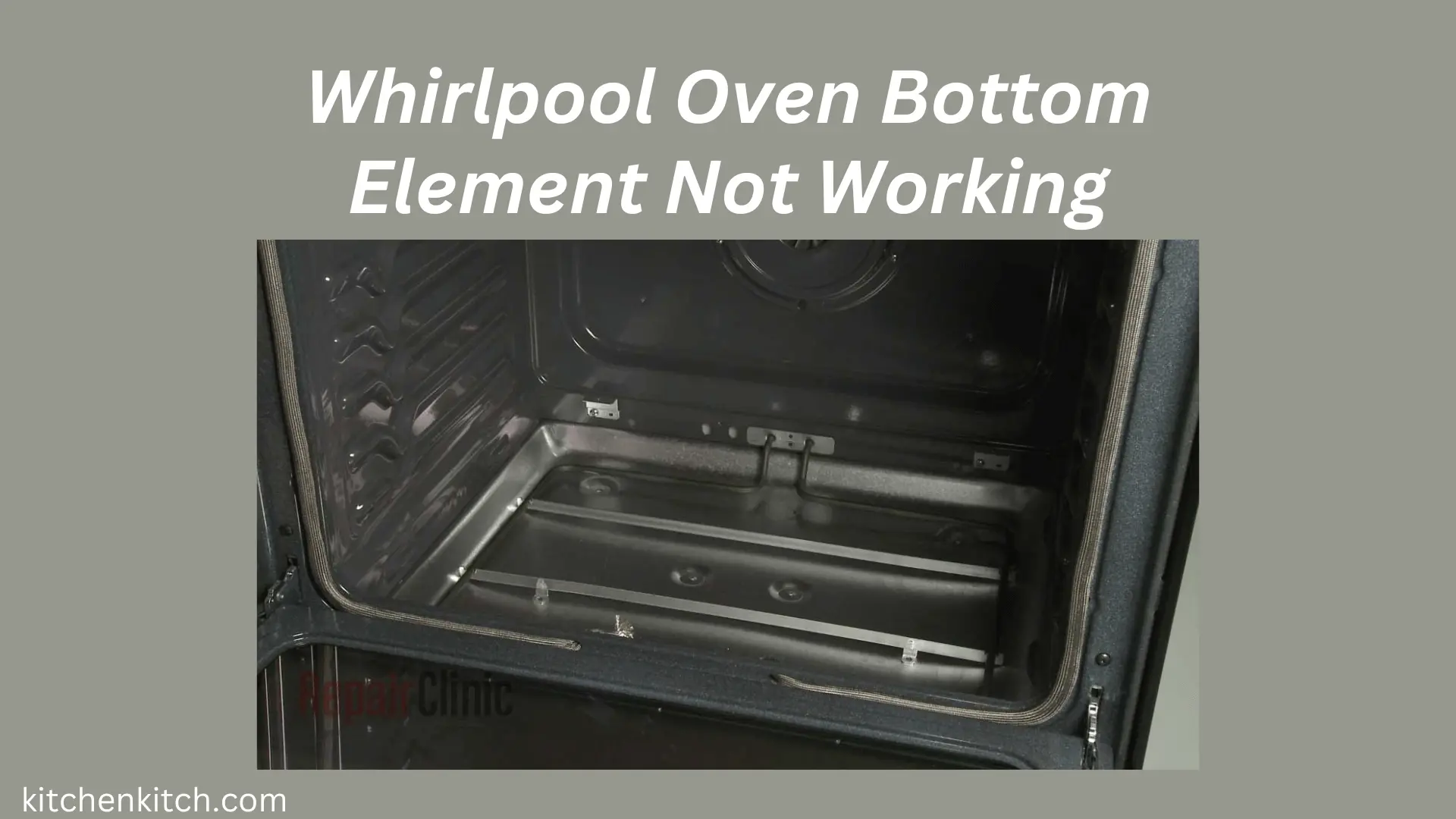 Whirlpool Oven Bottom Element Not Working